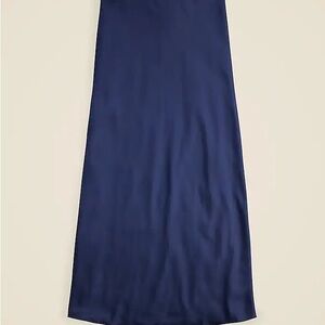 J.Crew Chic Navy Midi Skirt